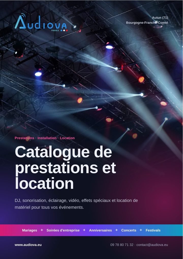 Couverture du catalogue Audiova France